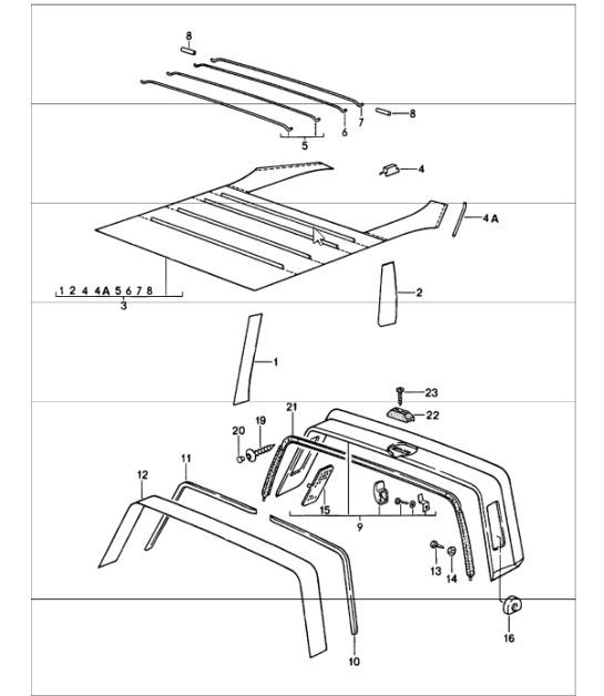 Diagram 807-06 Porsche Cayenne 3.2L V6 2003>> Body