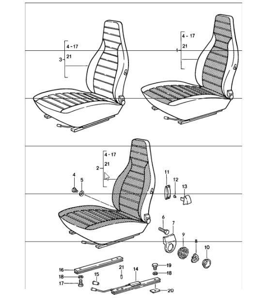 Diagram 808-00 Porsche Panamera S V8 4.8L Body