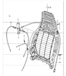 Lehnenrahmen 911 1984-86