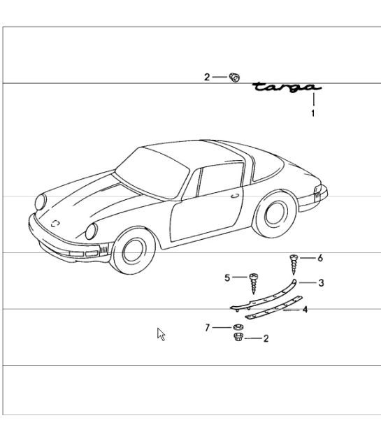 Diagram 810-05 Porsche Cayman 718C (982C) 2017>> Body