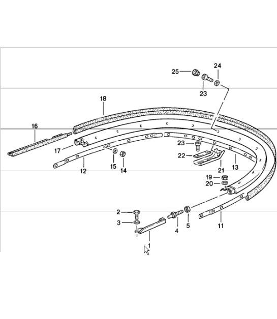 Diagram 811-13 Porsche 924S 2.5L 1986-87 
