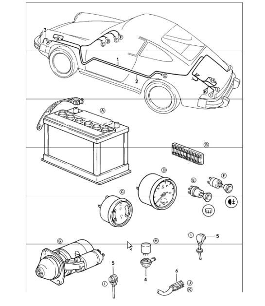 Diagram 902-10 Porsche Cayenne Coupe Turbo S E-Hybrid V8 4.0L 550Hp 
