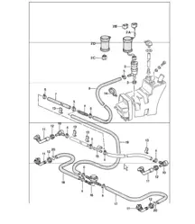 headlight washer system 911 1984-86