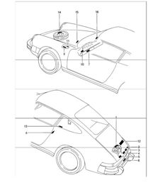 adesivo 911 1987-89 adesivo 911 1987-89