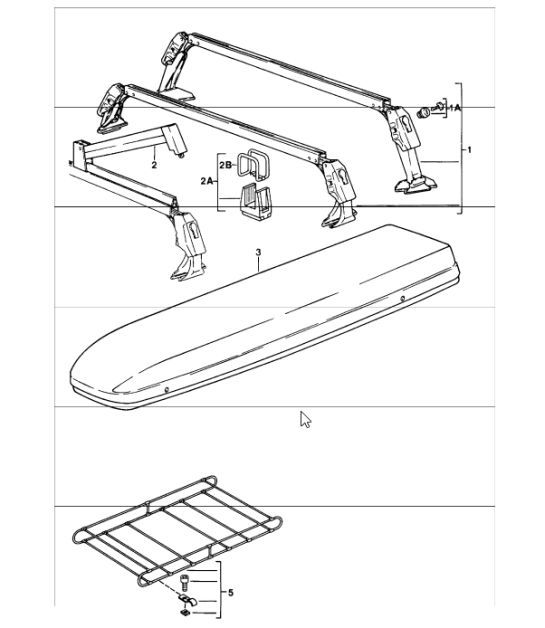Diagram 002-05 Porsche 964 (911) (1989-1994) Accessories & others 