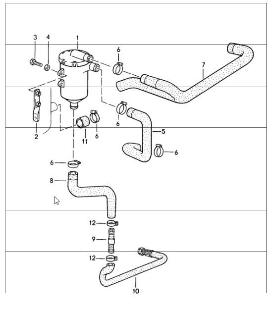 Diagram 104-02 Porsche Cayenne Turbo / Turbo S 4.8L 2007>> Engine