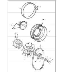 refrigeración por aire 911 1987-89