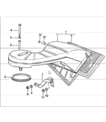 Luftfilter 911 TURBO 930.66/68 1987-89