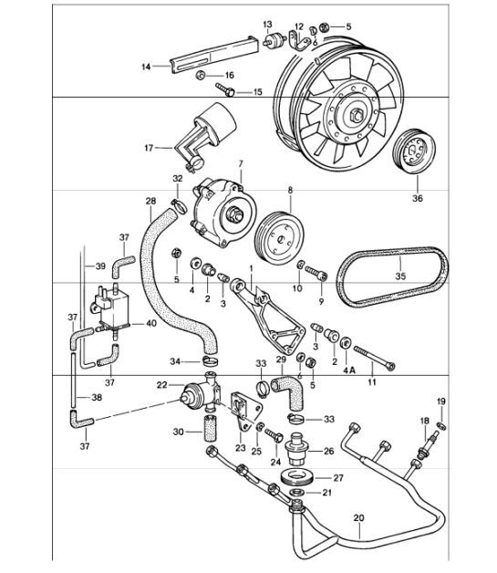 Diagram 108-00 Porsche Cayenne S V8 4.2L Diesel 382HP Engine