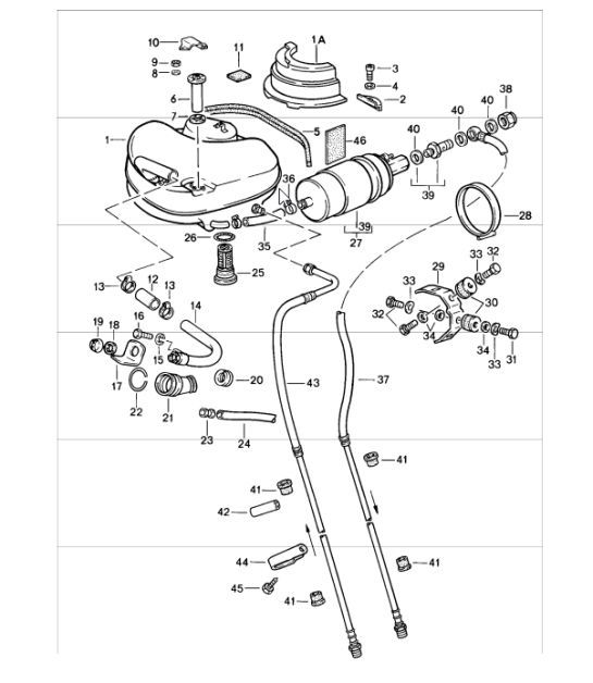 Diagram 201-00 Porsche 992 Turbo 3.8L 