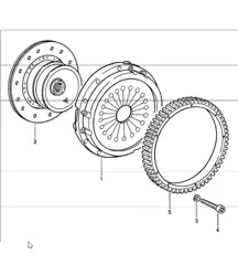 embrayage 911 1987-89