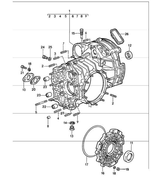 Diagram 302-00 Porsche 卡宴 S Coupe V8 4.0L 474Hp 