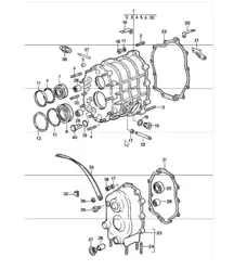 Getriebegehäuse Getriebedeckel 911 1987-89