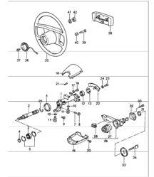piezas de direccion superior 911 1987-89 piezas de direccion superior 911 1987-89