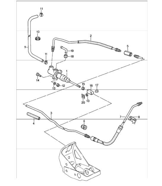 Diagram 702-08 Porsche 992 Carrera 4 3.0L 