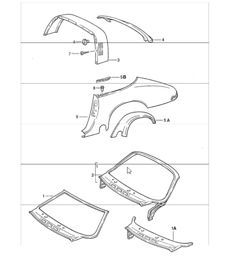 exterior panelling it is necessary to rework 911 TARGA / CABRIO / SPEEDSTER 1987-89 exterior panelling it is necessary to rework 911 TARGA / CABRIO / SPEEDSTER 1987-89