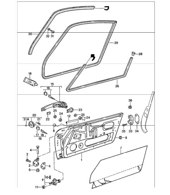 Diagram 804-00 Porsche Cayman 987C/981C (2005-2016) Body