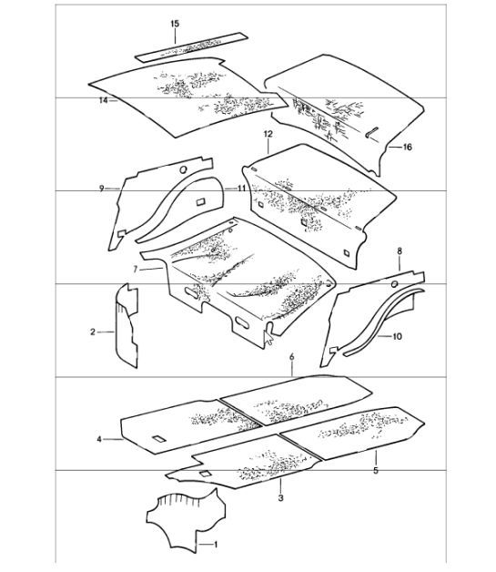 Diagram 807-15 Porsche Cayman S 3.4L 987C 2005-08 Body