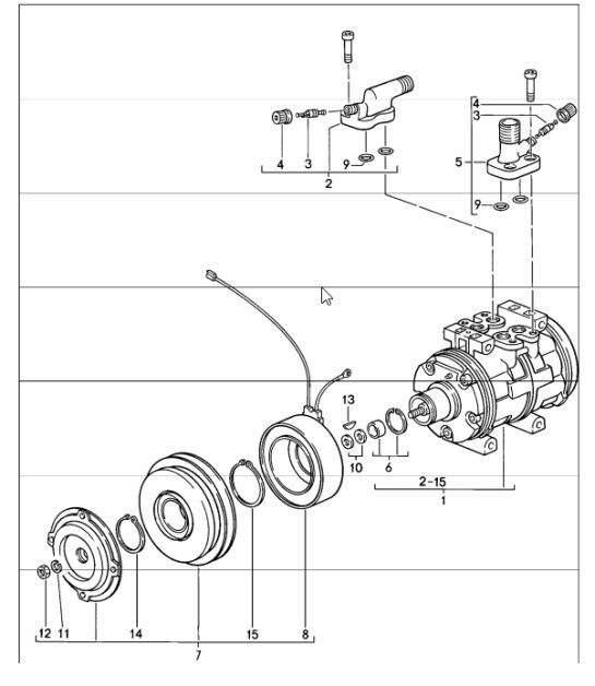 Diagram 813-15 Porsche Cayenne GTS V8 4.8L Petrol 400HP Body