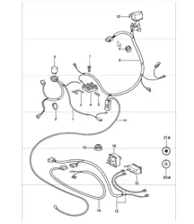 composants électriques pour climatiseur 911 1987-89