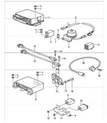 impianto elettrico motore - 3 - 911 1987-89