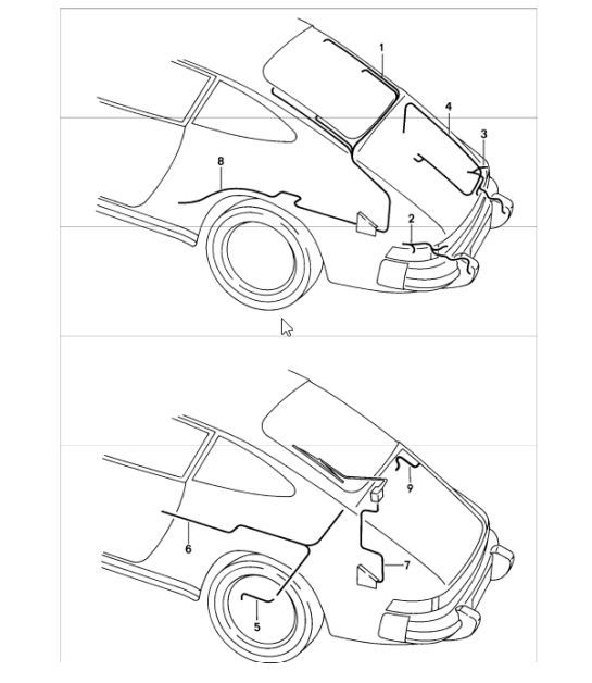 Diagram 902-18 Porsche Cayenne 3.6L 2007>> Electrical equipment