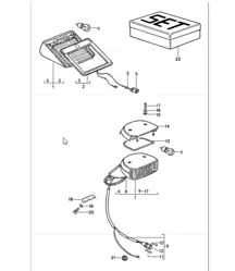 Zusatzbremslicht 911 1987-89