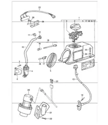 Heizung Zusatzgebläse 911 1987-89