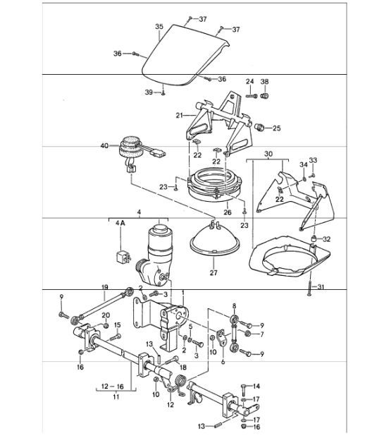 Diagram 980-00 Porsche 996 TURBO 2000-05 Electrical equipment