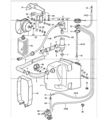 special model flatnose design windscreen washer system horn 911 TURBO M506 1988-89