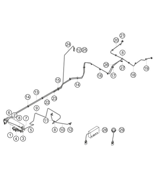 Diagram 0.0-05 Porsche 991 (911) MK1 2012-2016 Accessories & others 