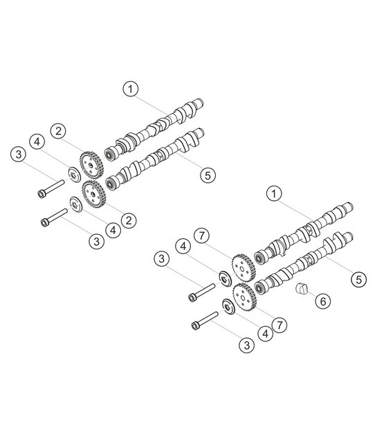 Diagram 1.1-10 Porsche 991 (911) MK1 2012-2016 Engine