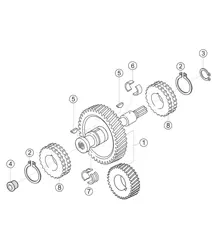 Albero ausiliario 911 (991) GT3 CUP 2016