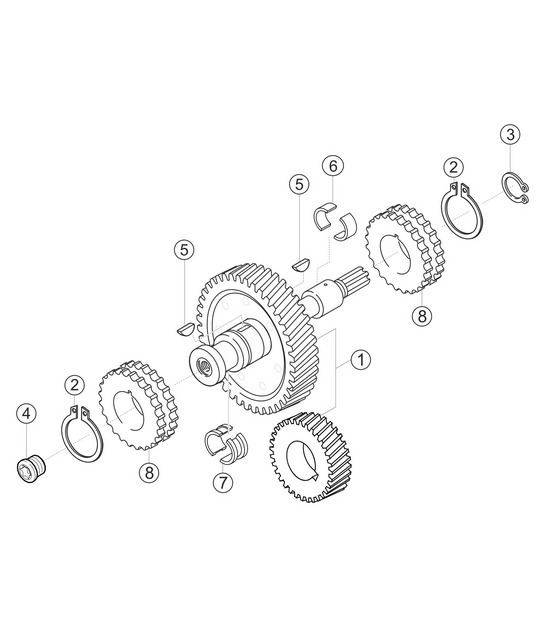 Diagram 1.1-11 Porsche Boxster 986/987/981 (1997-2016) Engine