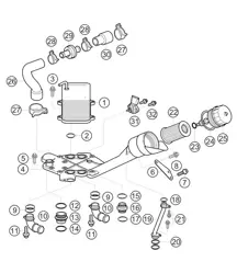 Wärmetauscherkonsole 911 (991) GT3 CUP 2016