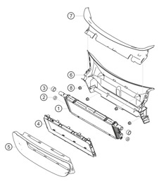 Mittelkühler 911 (991) GT3 CUP 2016