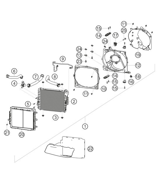 Diagram 1.1-22 Porsche 968 (1992-1995) Motore