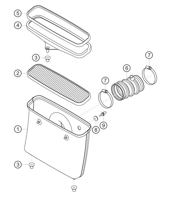 Diagram 1.1-27 Porsche 991 (911) MK1 2012-2016 Engine