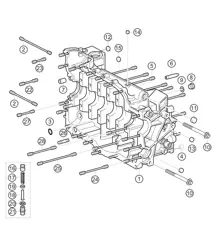 Kurbelgehäuse rechts 911 (991) GT3 CUP 2016