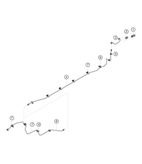 Conductos de combustible 911 (991) GT3 CUP 2016