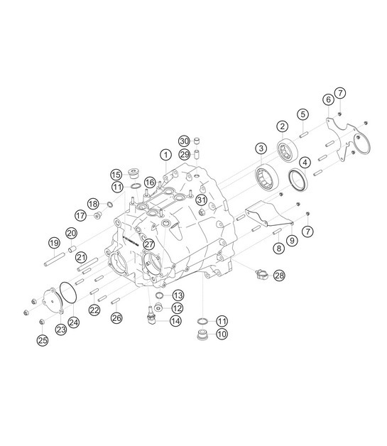 Diagram 3.3-09 Porsche 991 (911) MK1 2012-2016 Transmission