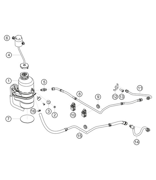 Diagram 4.4-06 Porsche 991 (911) MK1 2012-2016 Front Axle, Steering 