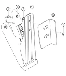Pédale d'accélérateur 911 (991) GT3 CUP 2016