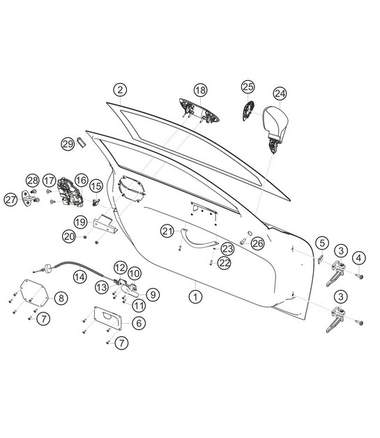 Diagram 8.8-12 Porsche Cayman 987C / 981C (2005-2016) Body