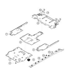 Underbody panelling 911 (991) GT3 CUP 2016