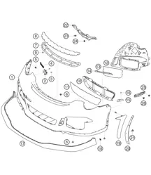 Rivestimento anteriore 911 (991) GT3 CUP 2016