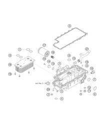 alloggiamento pompa olio 911 (991) GT3 CUP 2018 - 2019