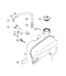 Wasserausdehnungsgefäß 911 (991) GT3 CUP 2018 - 2019