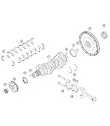 Cigüeñal y biela 911 (991) GT3 CUP 2018 - 2019