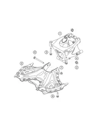 Support de boîte de vitesses 911 (991) GT3 CUP 2018 - 2019